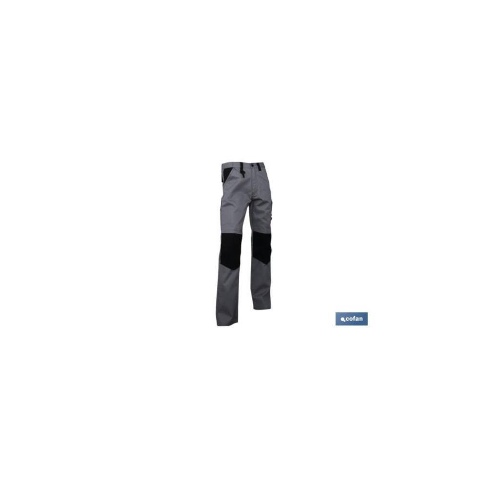 CALÇAS DE TRABALHO 280GMS/M CINZA-PRETO 44
