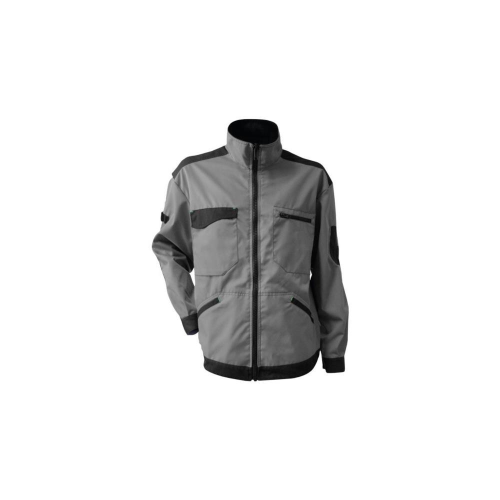 CASACO DE TRABALHO 280GMS/M CINZA-PRETO L