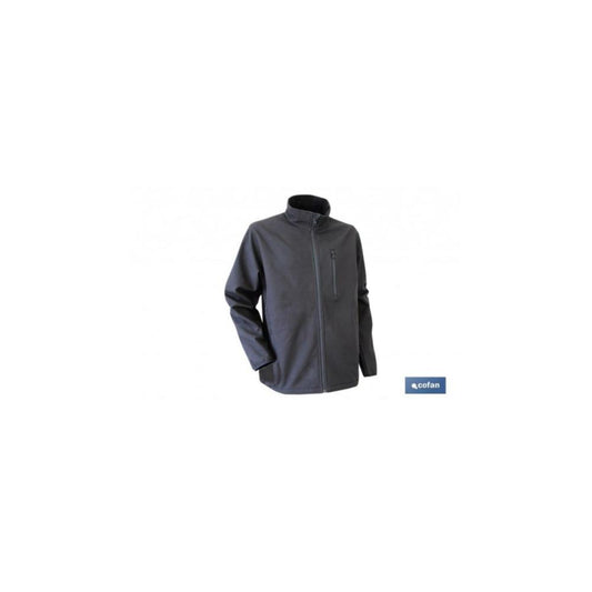CASACO SOFT SHELL PRETO TAM. L