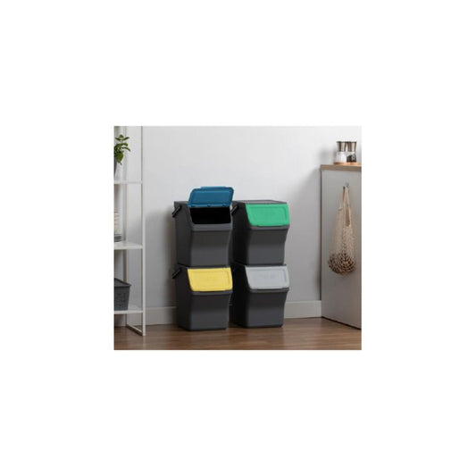 Set 3 baldes modular reciclagem 20lts Easy Waste Tatay