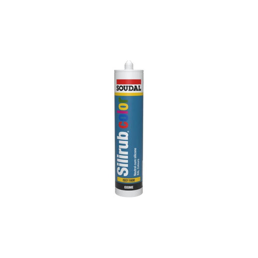 Tubo silicone Silirub Ral 7032 300ml Soudal