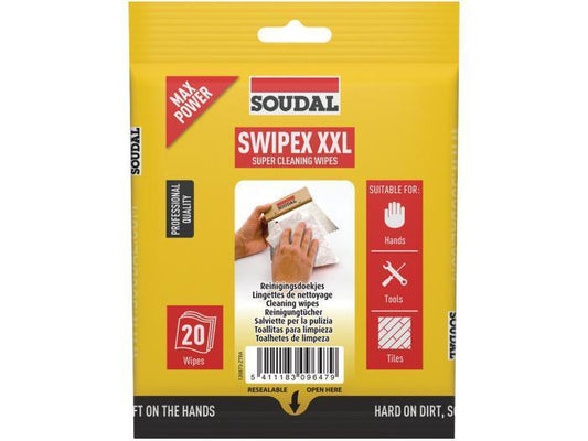 SWIPEX XXL - TOALHETES DE LIMPEZA SOUDAL
