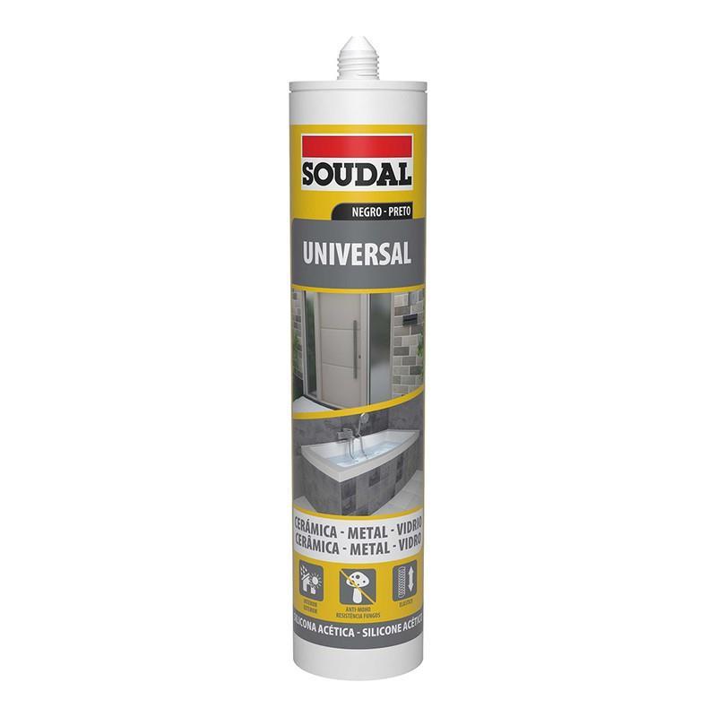 SILICONE U PRETO 280 ml SOUDAL