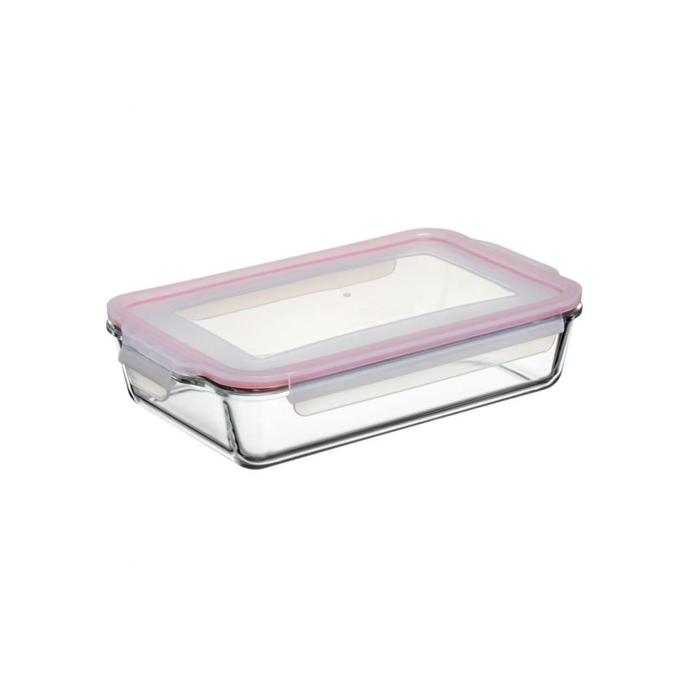 CAIXA HERM. RET. COO&EAT VIDRO 2.2L VERMELHO