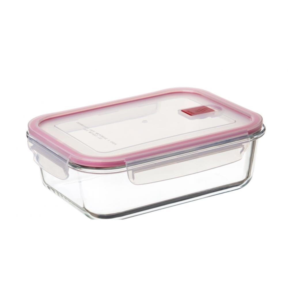 CAIXA HERMETICA COOK & EAT CRISTAL 1.5L VERMELHO