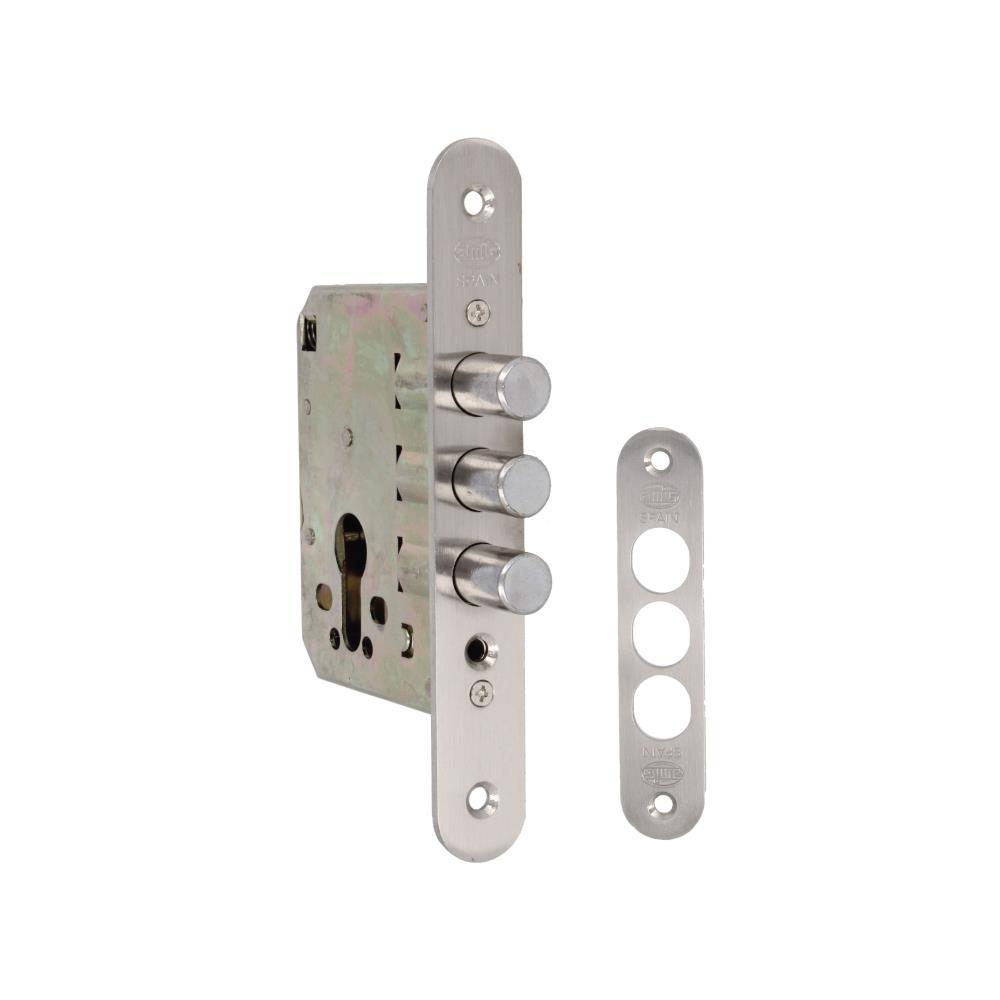 CERRADURA 103-50 CROMO MATE