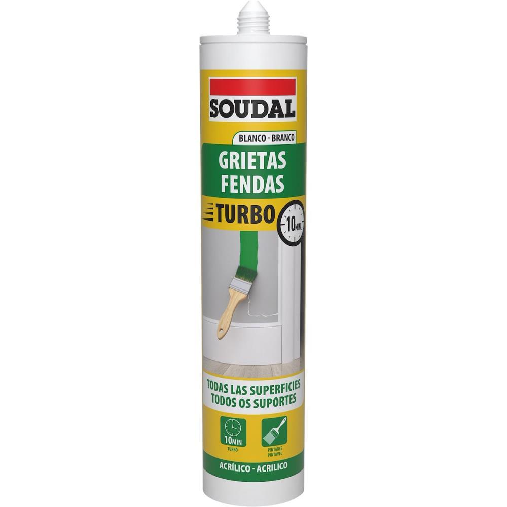 SILICONE ACRILICO TURBO BR. 290ml SOUDAL