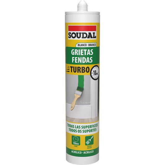 SILICONE ACRILICO TURBO BR. 290ml SOUDAL