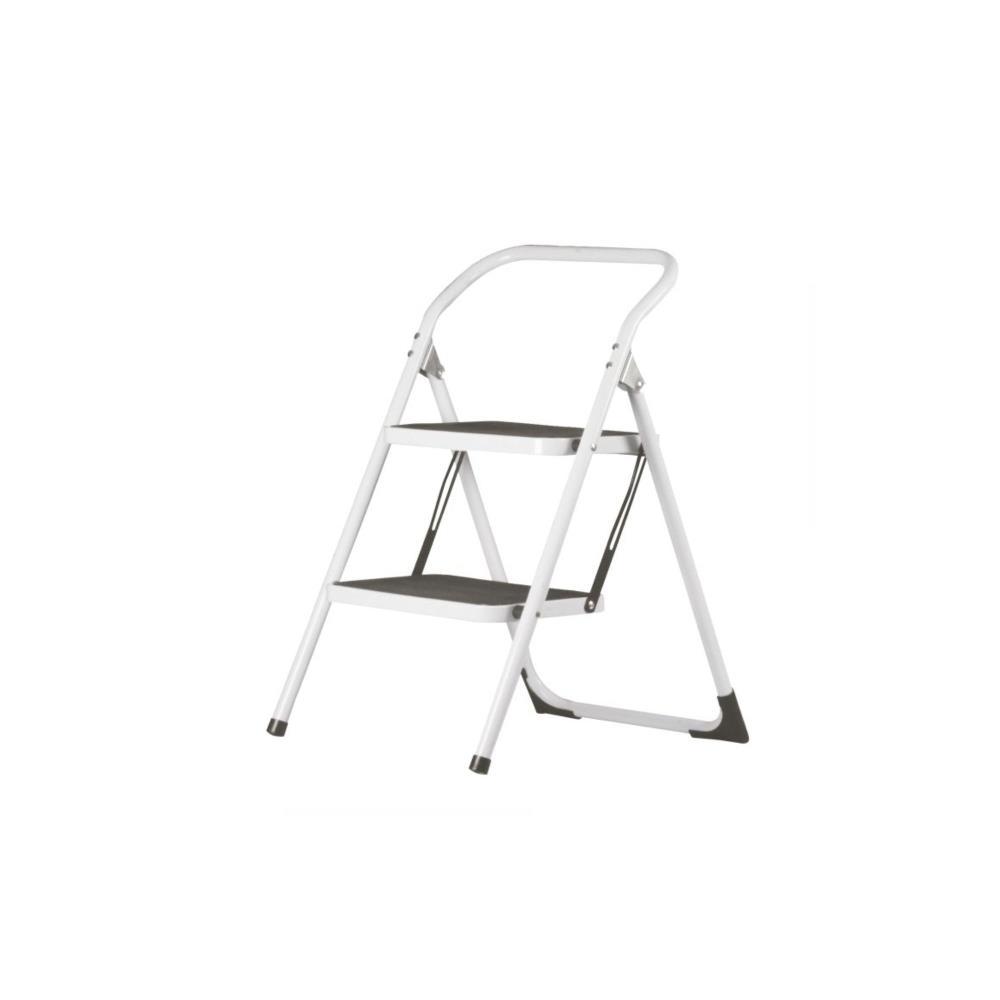 TABURETE 480 CON 2 PELDAÑOS BLANCO
