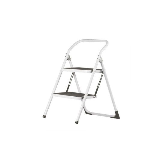 TABURETE 480 CON 2 PELDAÑOS BLANCO