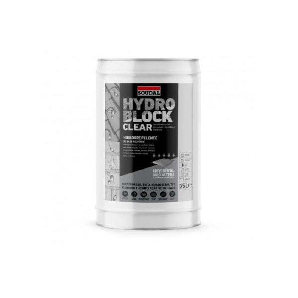 25lt Hdrorepelente Hydro Block clear Soudal