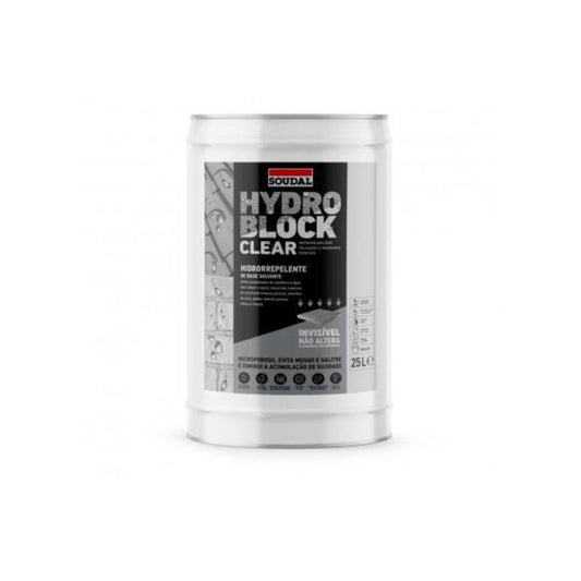 25lt Hdrorepelente Hydro Block clear Soudal