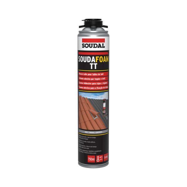 SOUDAFOAM PISTOLA TELHA CINZA TT 750ml SOUDAL