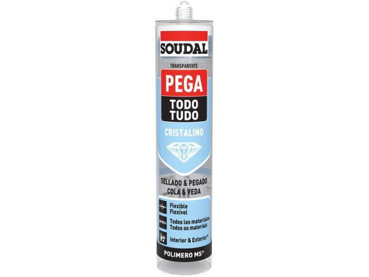 PEGA TUDO CRISTAL TRANSP. 290ml SOUDAL