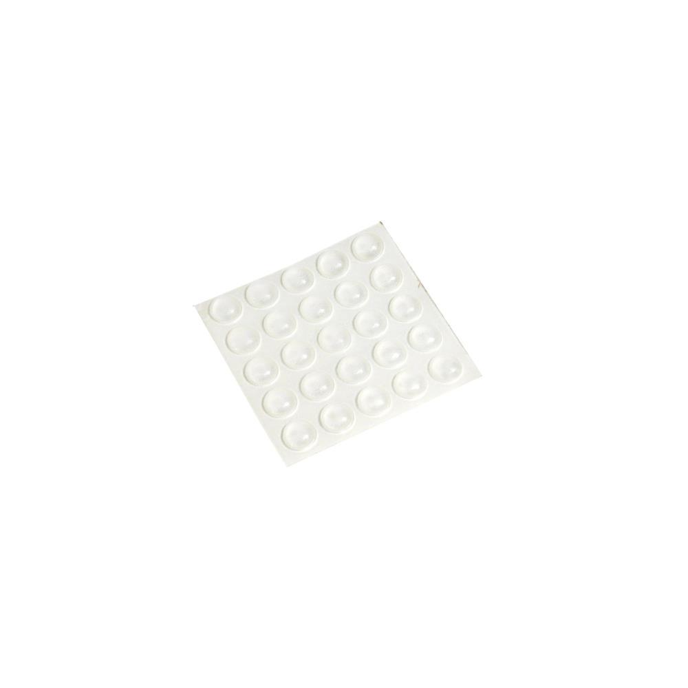 Batente transparente adesivo - 10x3mm - BL100