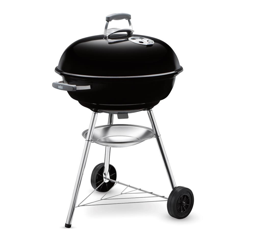 Grelhador a carvão Weber Compact 57cm Preto