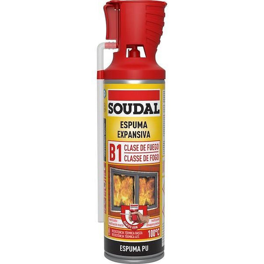 ESPUMA PU RESIST. FOGO B1 GENIUS 500ml SOUDAL