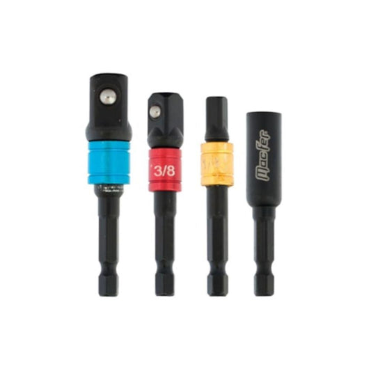 JG ADAP. SEXT. IMP. GW4 1/4" P/CH. CX 4PÇS MF