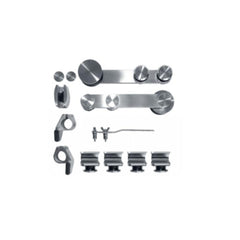 KIT COMPLETO P/ VIDRO REF: 1402 INOX