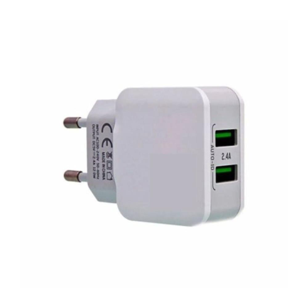 CARREG. PAREDE 2USB BRANCO REF:1416