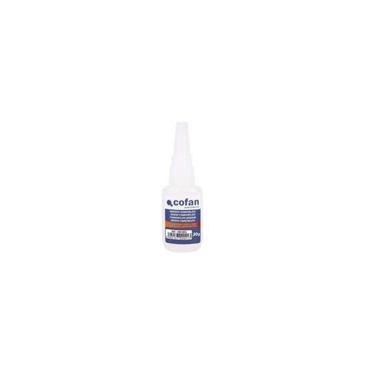Adesivo cianocrilato alta densidade 20gr Cofan