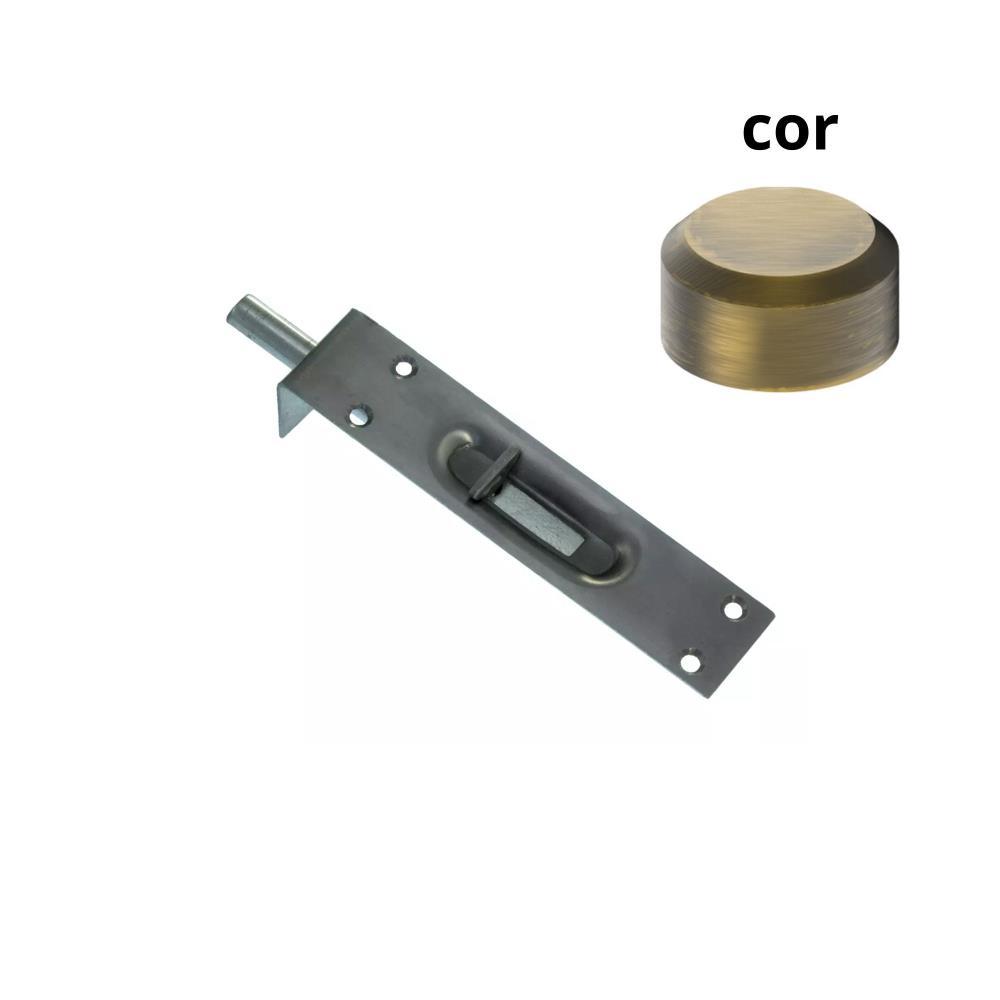 FECHO EMBUTIR 207x2P LT. BRONZE