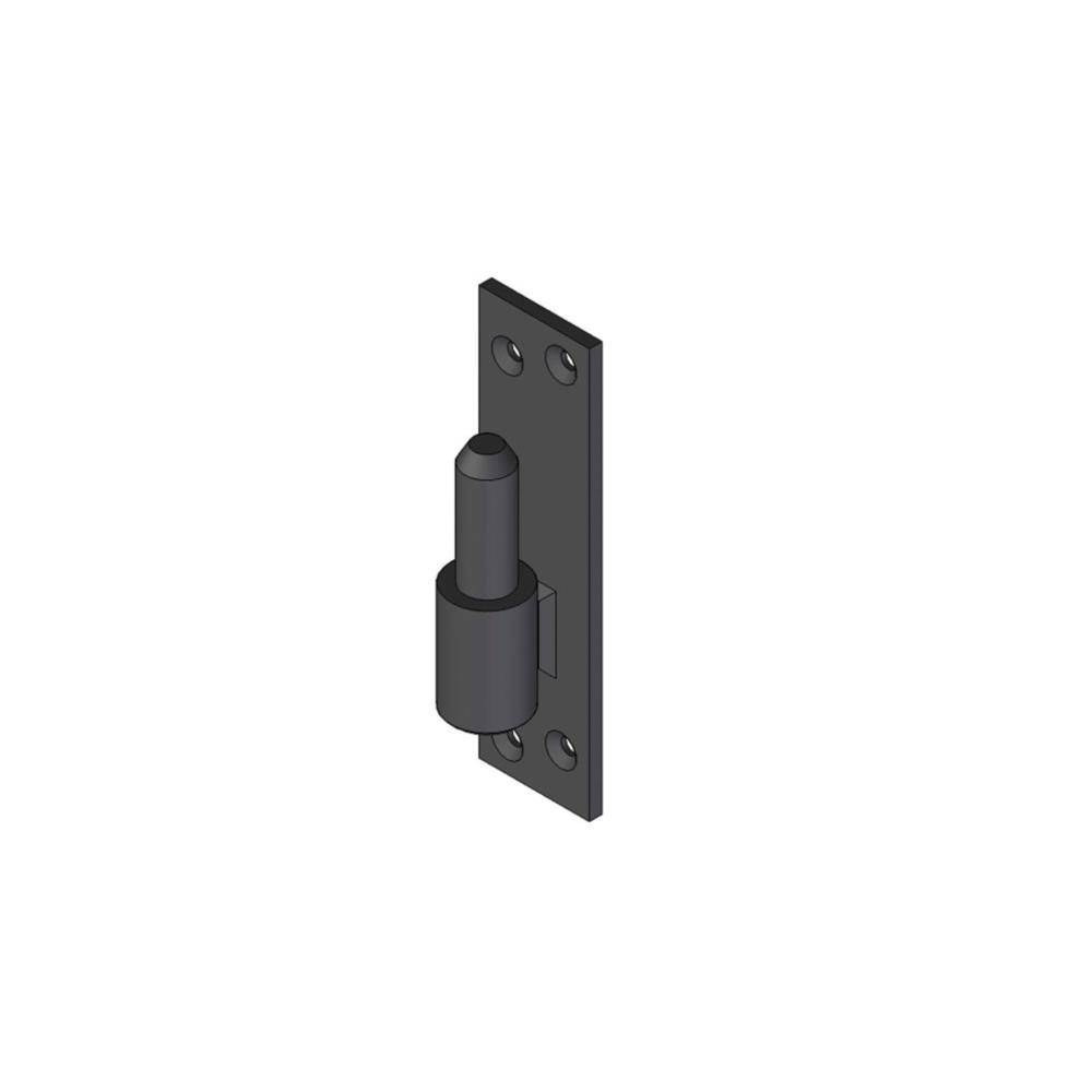 Dobradiça placa simple 8020 - 14/16 preto Amig