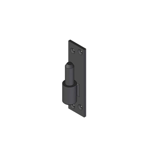 Dobradiça placa simple 8020 - 14/16 preto Amig