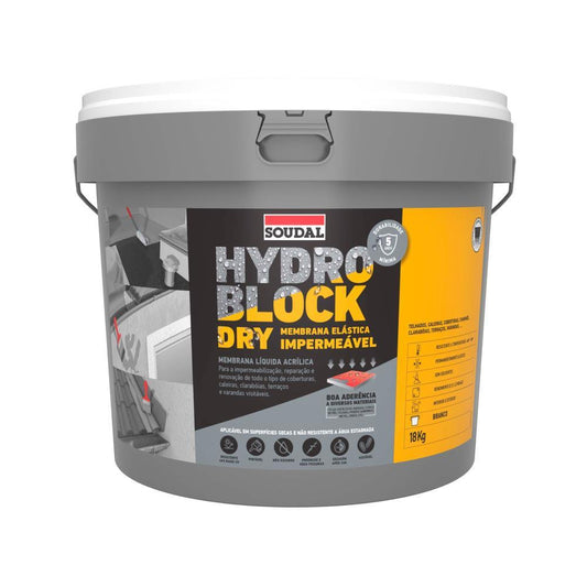 18kg Membrana Hydro Block cinza Soudal