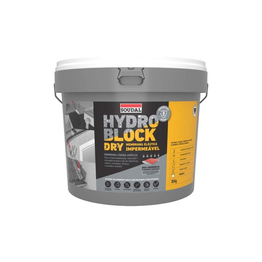 18Kg Hidro Block dry branco Soudal