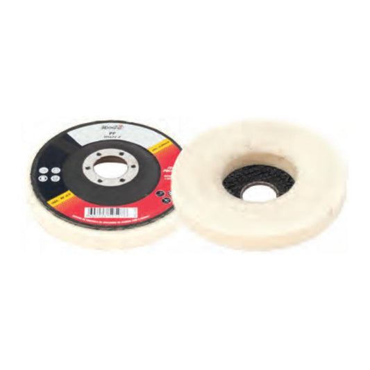 DISCO FELTRO P/POLIR PF 125X22.2mm MF