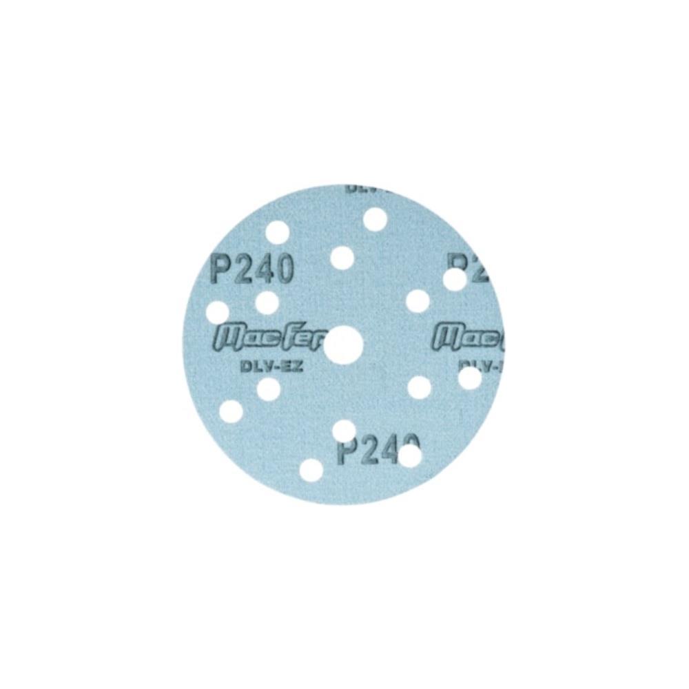 Disco lixa velcro anti-emp. DLV-EZ-615F 150mm P240 MF