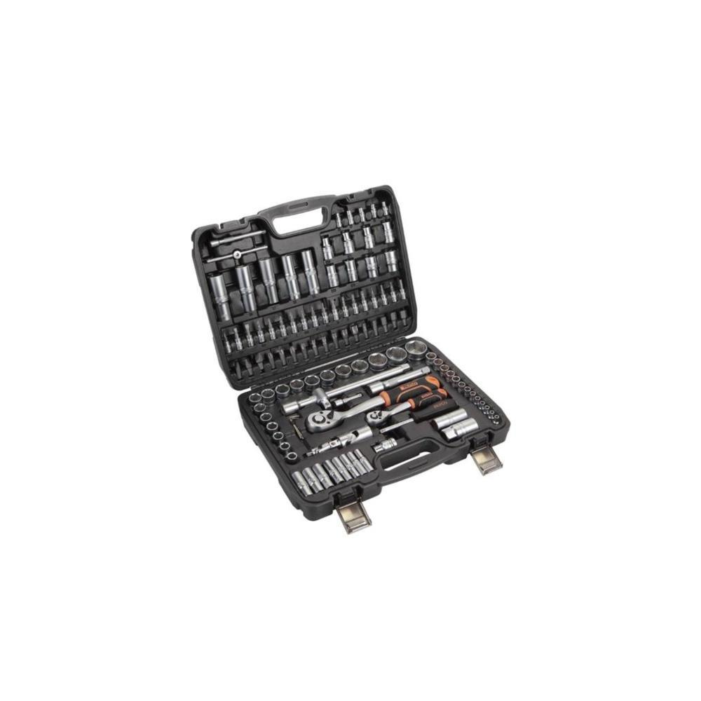 Jogo chave de caixa 1/2+1/4 108 pcs Alyco