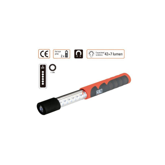 LANTERNA EXTENSIVEL 6+1 LED HR