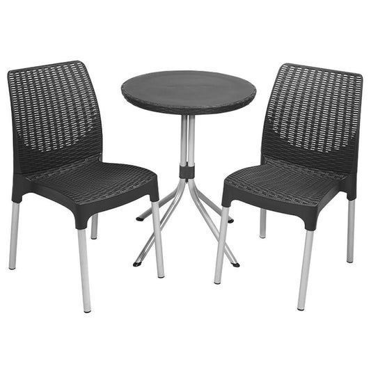 CONJUNTO SET BISTRO GRAFITE KETER