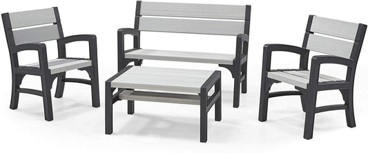 CONJUNTO SET DUOETECH WLF CINZA KETER