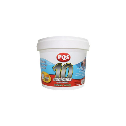 Cloro 10 acçoes bicapa 5kg PQS