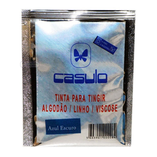Casulo tinta tingir azul escuro