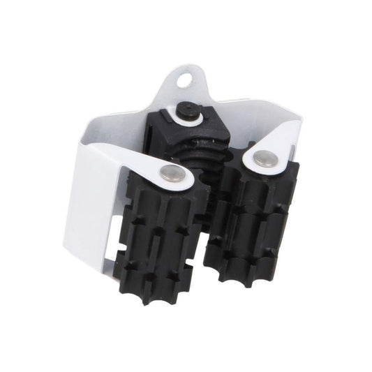 Suporte p/vassoura simple 760 aço branco Amig