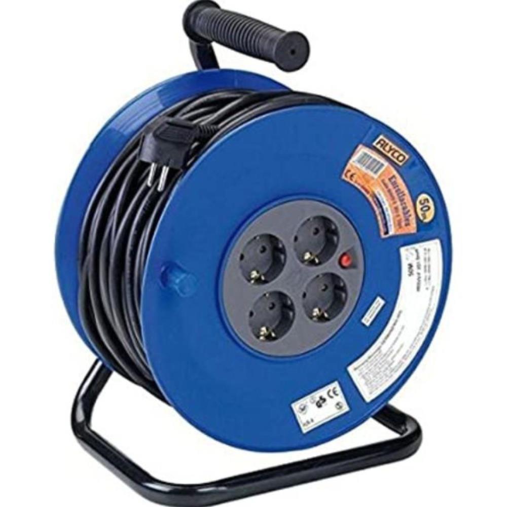 Enrolador com 25mt cabo H07RN-F 3G 2.5 IP44 Alyco