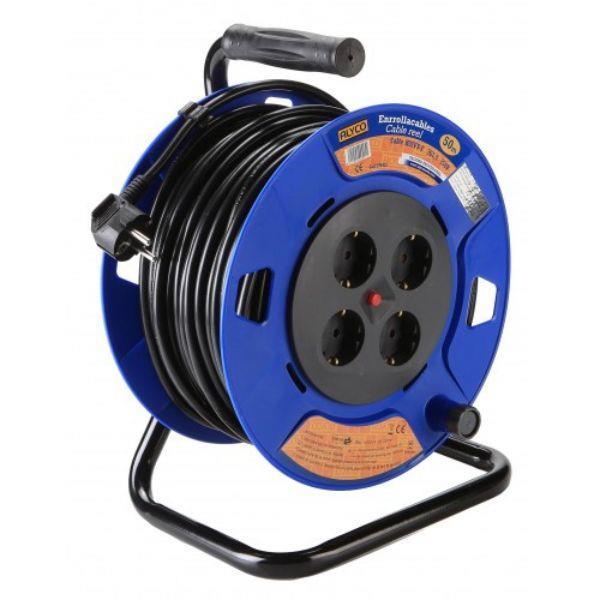 ENROLADOR 50mt C/CABO ELECT. H05VV-F 3G1.5 ALYCO