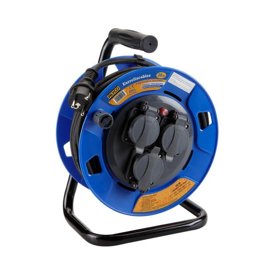 Enrolador com 40mt cabo H05RR-F 3G 1.5 IP55 Alyco