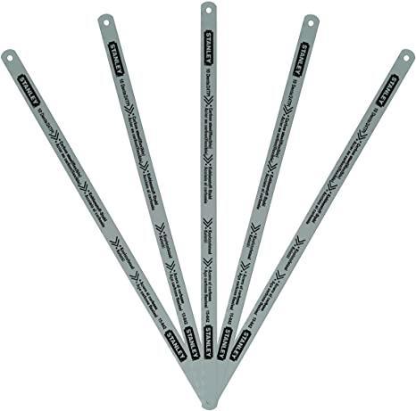 5 FOLHAS SERRA C/FERRO 300mm STANLEY