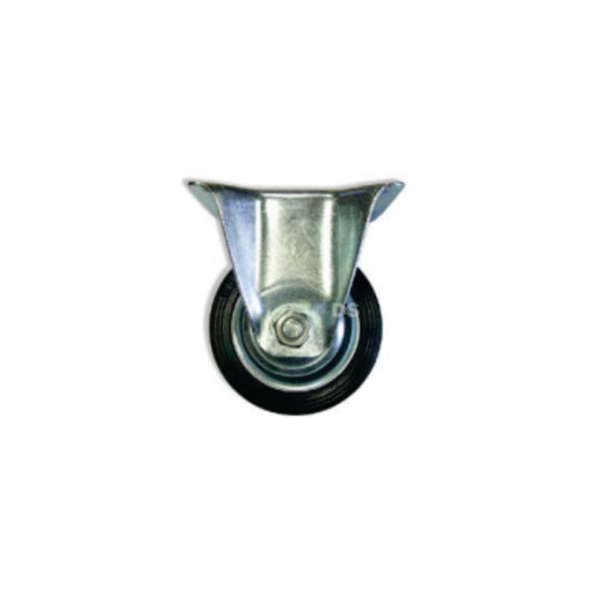 RODIZIO FIXO BORR. PRETA 205/125mm