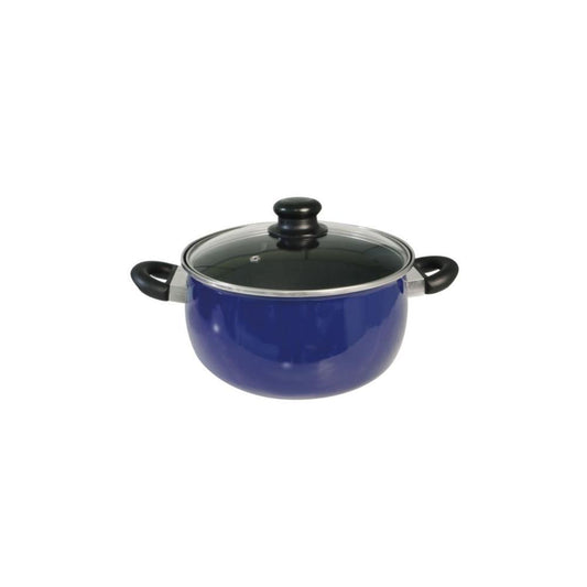 CACEROLA ACERO ESMALTADO 28 CM