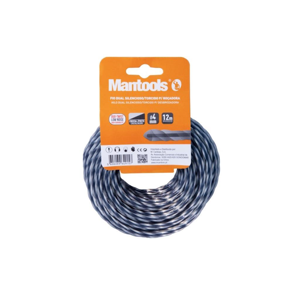 Fio dual silencioso/torcido TR/PR roçadora HG - 2.4mm-35mt