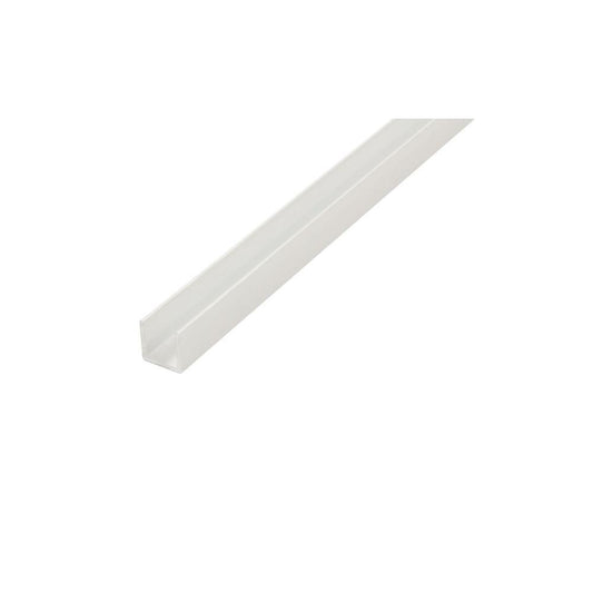 PERFIL U 10x10-1M ALUMINIO PLATA