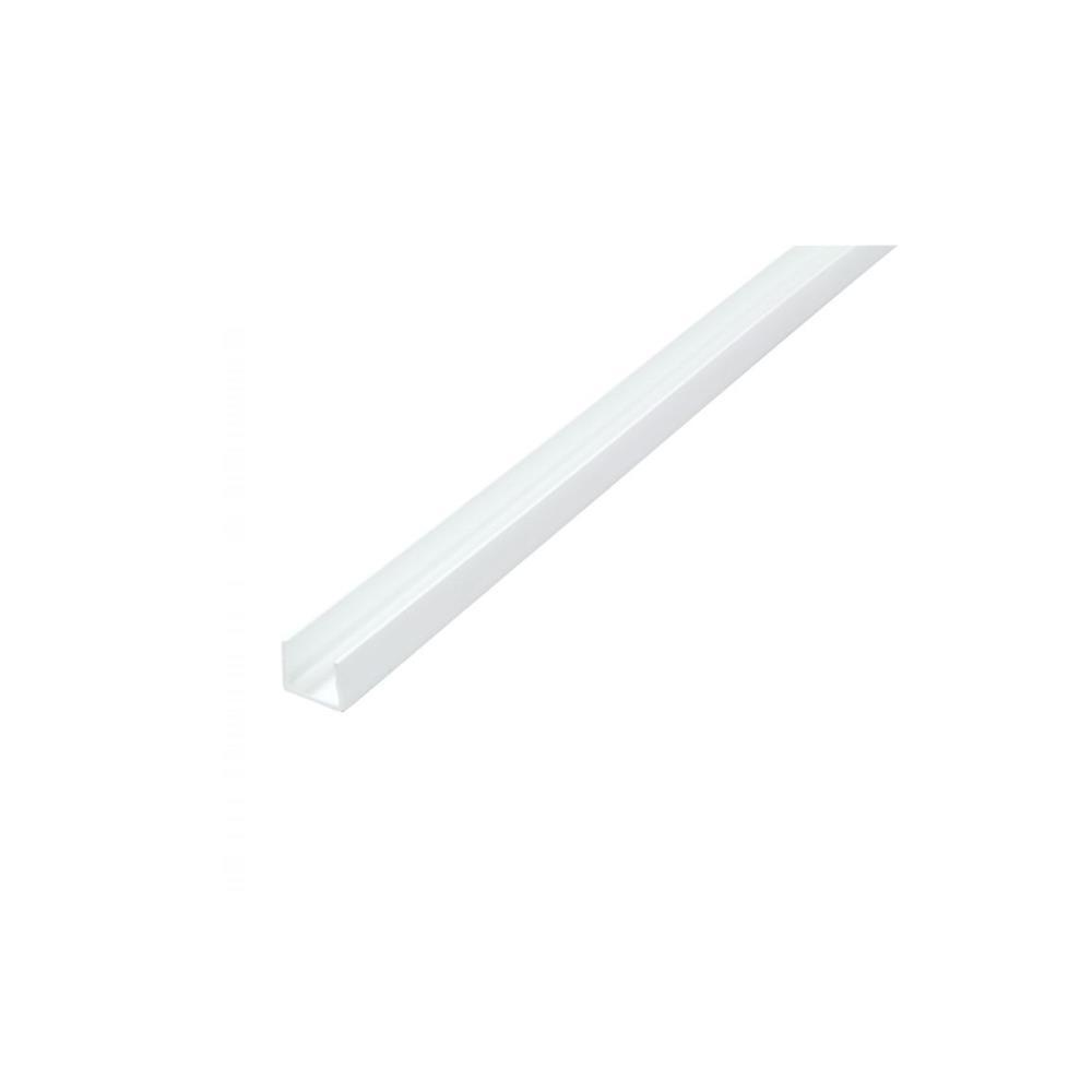 PERFIL U 20x20-1M ALUMINIO BLANCO