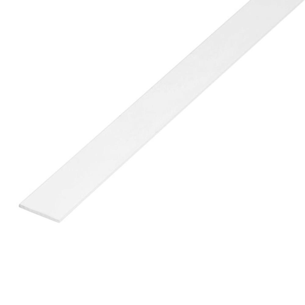 Barra 40x3-1mt aluminio branco Amig