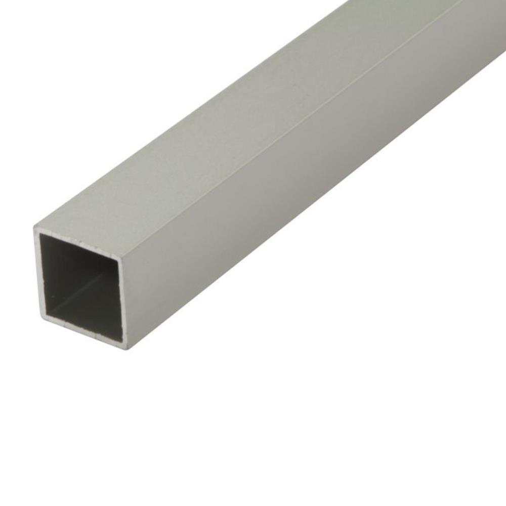 TUBO QUADRADO 20x20 - 1M ALUM. PRATA